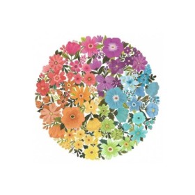 Puzzle cerc flori 500 piese